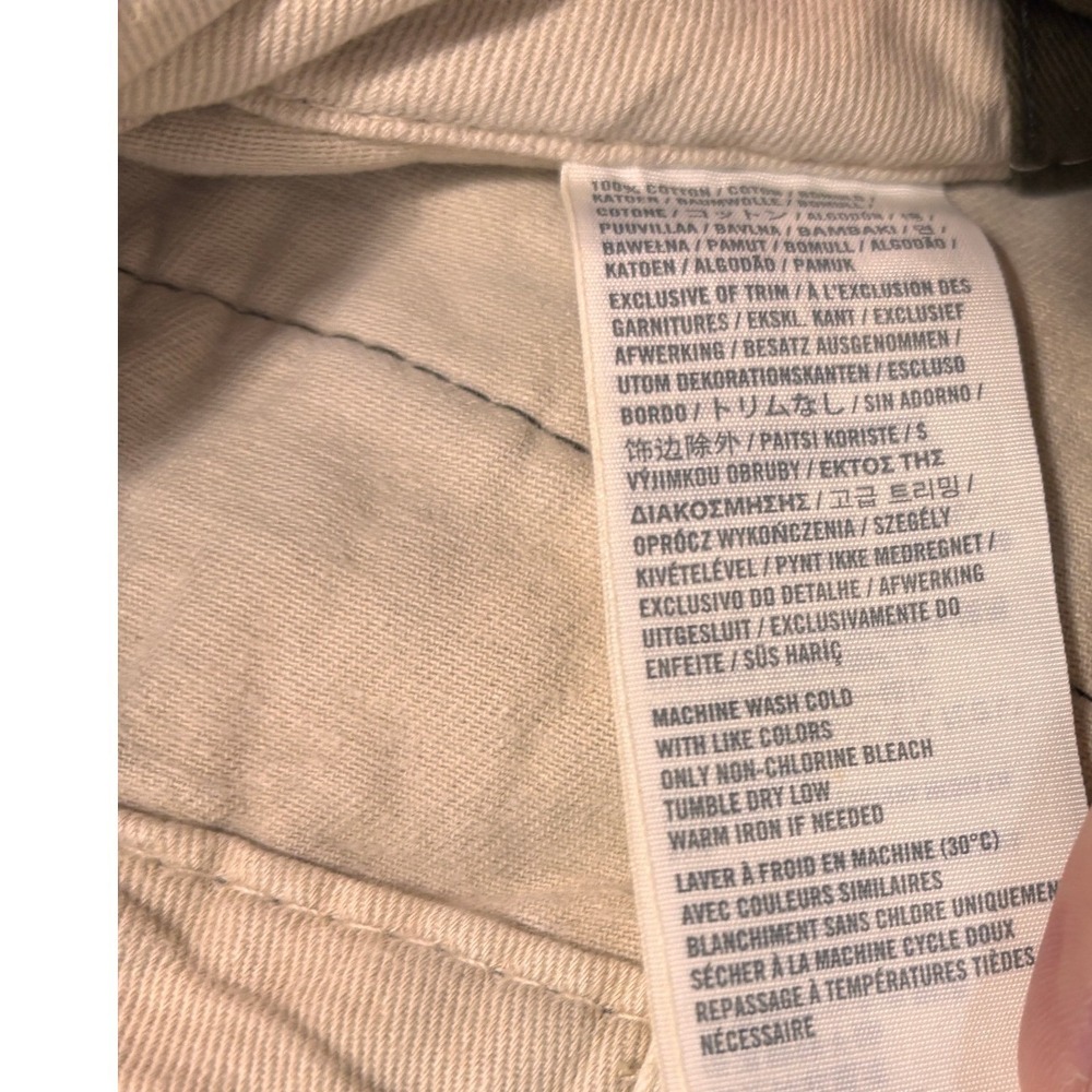VTG Abercrombie & Fitch Cargo Pants Men 32x30 Olive Green Distressed Utility Y2K - Picture 4 of 11